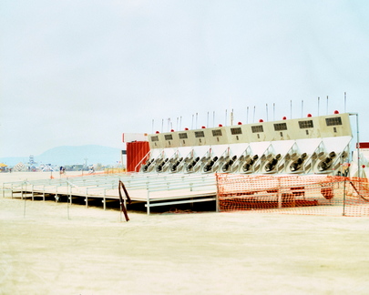 Fire Skee Ball during the day