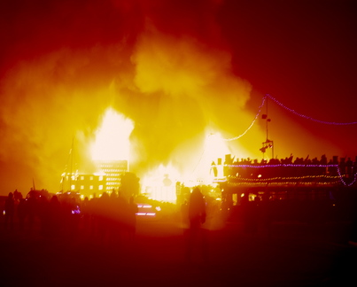 Burn Wall Street burning