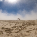 Giant slide on the open playa. You can see the scale of it by the roup of people to the right of it. My sensor was covered in grime by this point, since I was still shooting digital in 2009.
